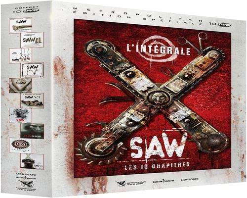 un cofanetto DVD "Saw"