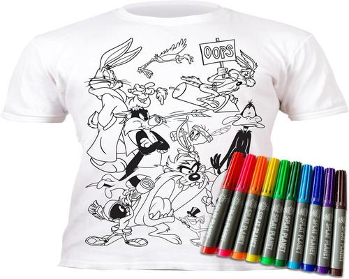 una maglietta da colorare Splat Planet Batman Magic