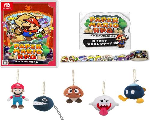 テレビゲーム ペーパーマリオRpg -Switch +マリオマスコット5種セット