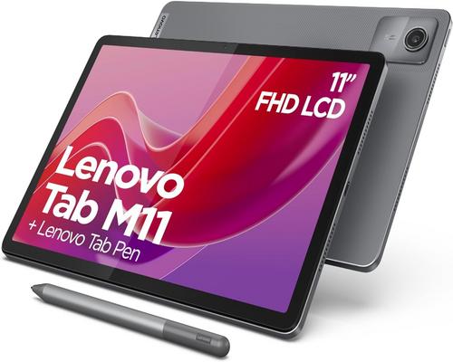 een 11-inch Lenovo Tab M11-tablet met Mediatek Helio G88-processor