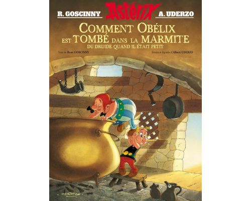 En serietidning Hur Obélix föll i potten när han var liten