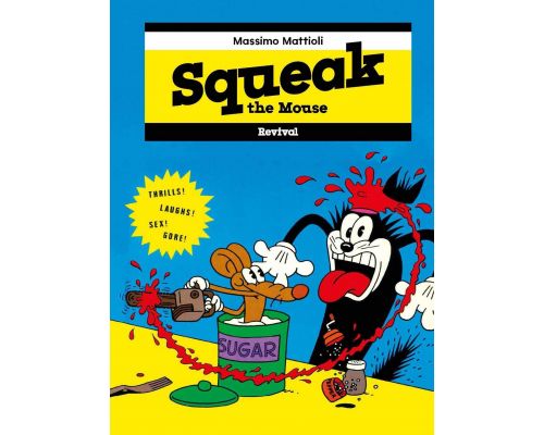 Uma história em quadrinhos do Squeak the Mouse