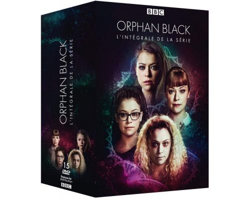 Ένα σετ ORPHAN BLACK DVD - L&#39;INTEGRALE από τις σεζόν 1 έως 5