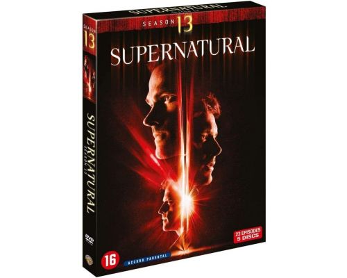 Un set di DVD della stagione 13 di Supernatural