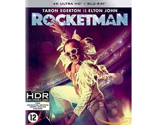 En Rocketman UHD 4K + Blu-Ray låduppsättning