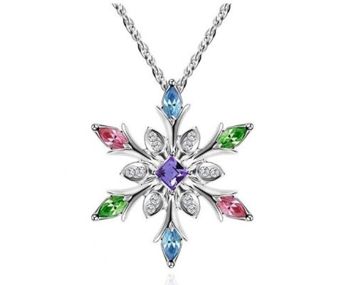A Snowflake Necklace