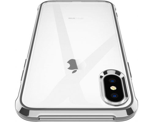 Uma capa prata para iPhone X / XS