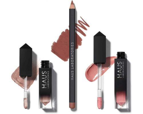 Ein HAUS-Set von Kollektionen von Lady Gaga Eyeshadow, Lip Gloss, Lip Liner