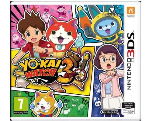 Um jogo Nintendo 3DS Yo-kai Watch 3+