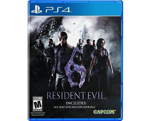 Um jogo Resident Evil 6 PS4