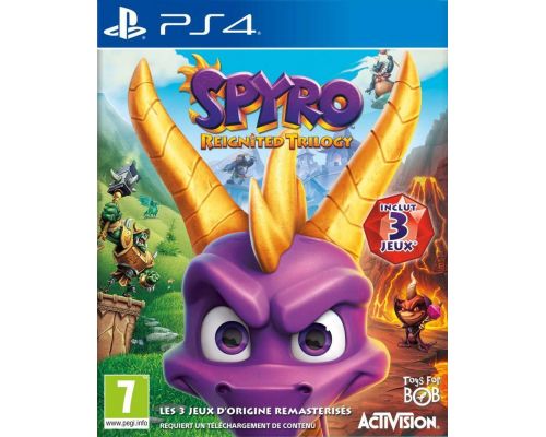 Um jogo para PS4 com a trilogia Spyro Reignited