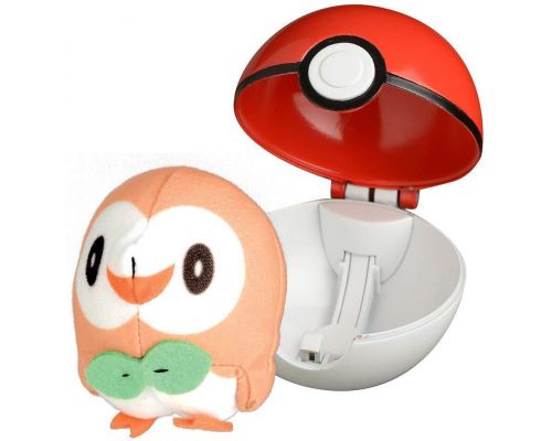 Un Lanceur PokeBall et sa peluche Brinbidou