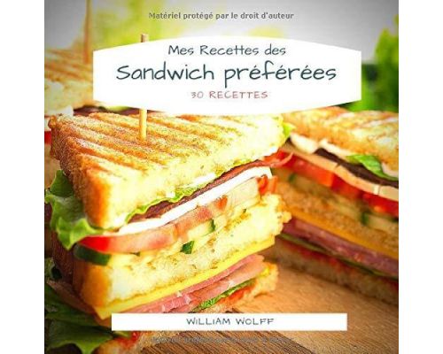 Um livro com minhas receitas favoritas de sanduíches