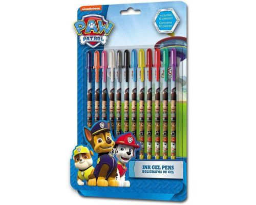 Eine Packung mit 12 Paw Patrol Gelschreibern