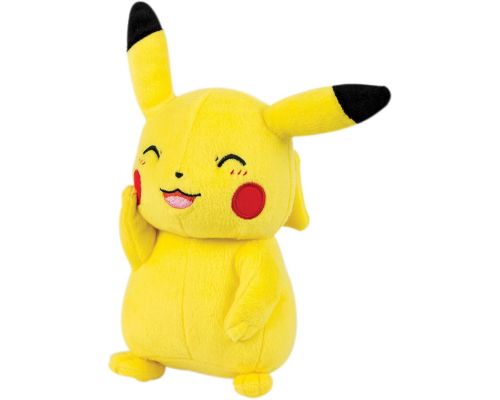 Um pikachu de pelúcia Pokémon