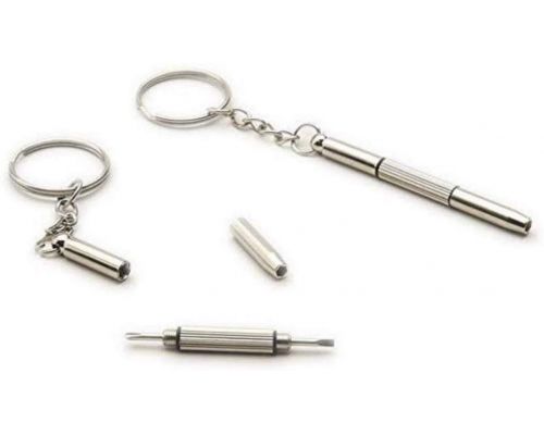 Ein Miniatur-Schraubendreher-Schlüsselbund