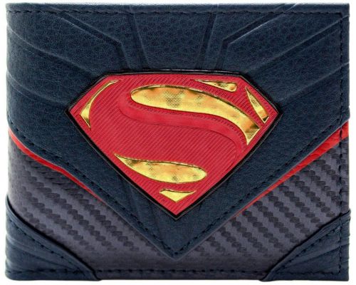 Un Portefeuille DC Comics Superman Carbone