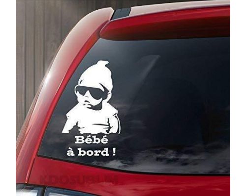 Un bebé a bordo pegatina swag ++