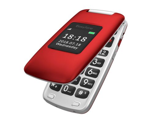 En Easyfone bärbar flip-telefon