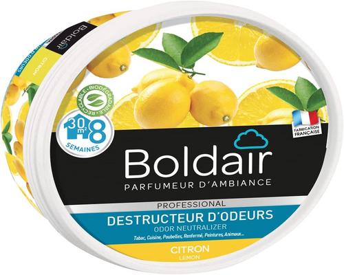 a Lemon Odor Destroyer Gel