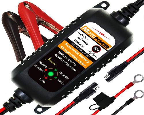 a Motopower Mp00205A 12V 800Ma Fully Automatic Starter/Maintainer Cars