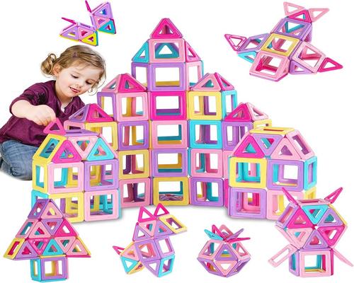 a 38 Piece Magnetic Building Set