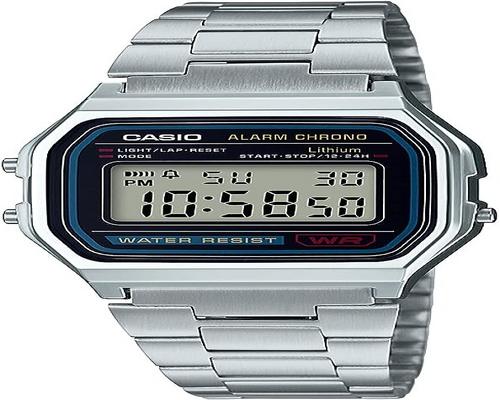 a Casio Digital Watch in Steel