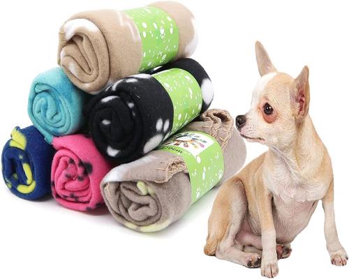 a Coocnh 6 Pack Soft Warm Pet Blanket