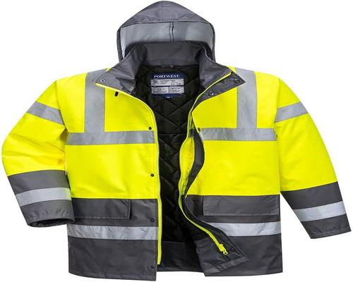 a Portwest Two-tone Traffic Parka Accessory