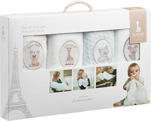 a Throw Set of 4 Washable S Sophie La Girafe
