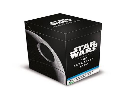 a DVD -The Skywalker Saga