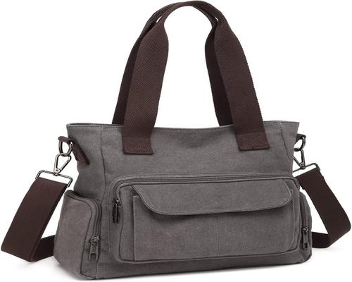 A Bag Women&#39;s Canvas Shoulder Bag Casual Hobo Tote Bag Female Top-Handle Bag for School Travel Work Shopping