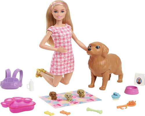 A Barbie and her animals