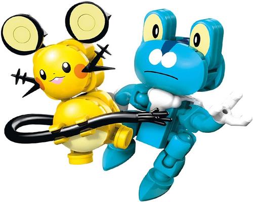 a Construx Pokémon Froakie Vs Dedenne Set