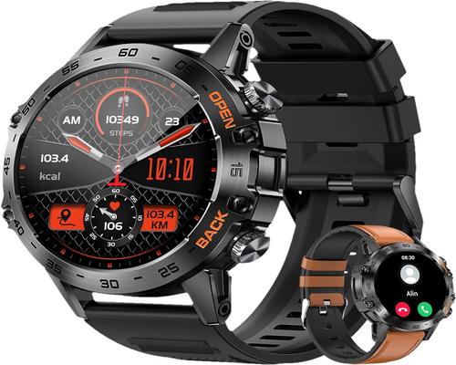 a Lemfo Men&#39;s Watch, 120+ Sports Modes, 1.39&quot; Hd 360 * 360 Smartwatch With Bluetooth Calls