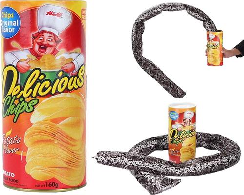 a Yisky Prank Potato Chips Snake Prank