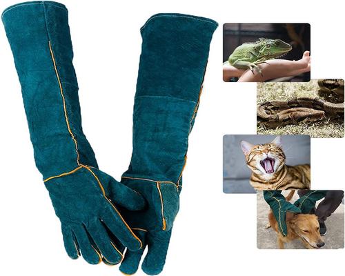 a pair of Pesandy bite-resistant handling gloves