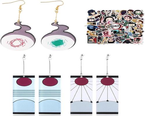 A Set of Anime Hisoka Earrings