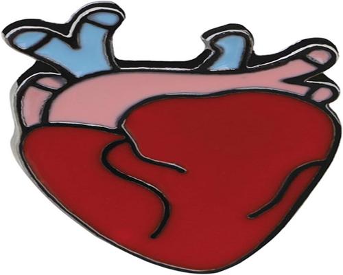 a Medinc Heart Shaped Brooch