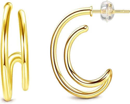 a Pair of Orazio Hoop Earrings