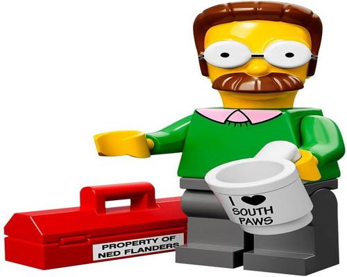 a Mini Lego Ned Flanders Figure