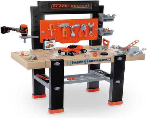 a Bricolo Center Smoby Black+Decker Workbench