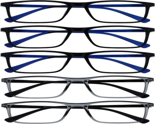A Pack of 5 Opulize Ink Reading Glasses