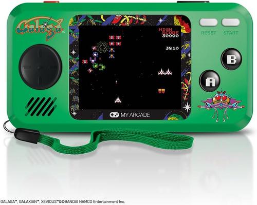 a My Arcade Pocket Player Galaga Portable Game Console