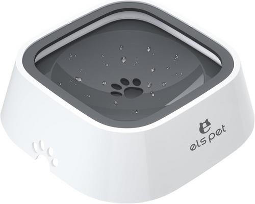 an Els Pet No-Spill Floating Water Bowl for Pets When Traveling