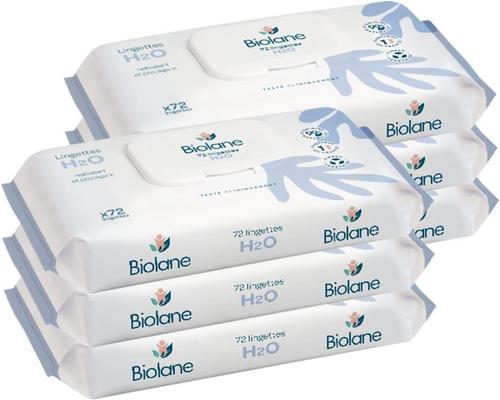 A Set of Biolane H2O Baby Wipes