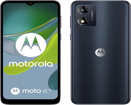 a Motorola Moto E13 smartphone