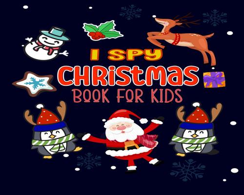 a Movie I Spy Christmas Book For Kids: Fun Holiday Activity Book For Kids Ages 2-5