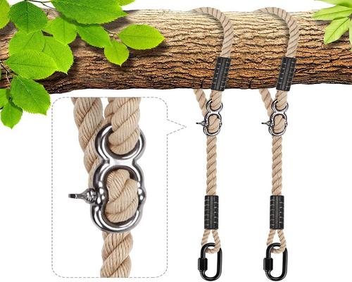 A Set of 2 Benelabel Swing Ropes