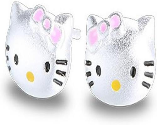 <notranslate>une Paire De Boucles D'Oreilles Hello Kitty En Argent Sterling</notranslate>